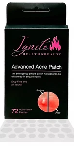 NATURAL Ignite Health & Beauty Hydrocolloid Acne Pimple Patch for Covering Acne - Picture 1 of 1