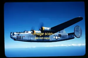 WWII USAAF Consolidated B-24 Liberator Aircraft in 1945, Original Slide g10c - Picture 1 of 2
