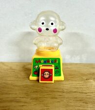 Vintage Sanrio Monkichi Yellow Mini Gumball Candy Dispenser Trinket 97 Hello Kit