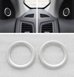 INNENRAUM ZUBEHÖR - MITSUBISHI ASX HOCHTÖNER TUNING RINGE IN SILBER ALU LOOK - Picture 1 of 2