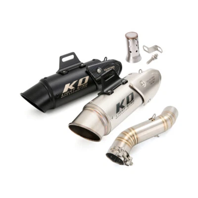 For Honda CBR400R CBR500R CB500X CB500F 2017-2025 Exhaust System Mid Pipe Escape - Image 1 of 4