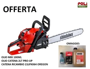 SHINDAIWA 451S MOTOSEGA MULTIFUNZIONALE BARRA 38CM MOTORE EURO2 PROMO - Foto 1 di 12