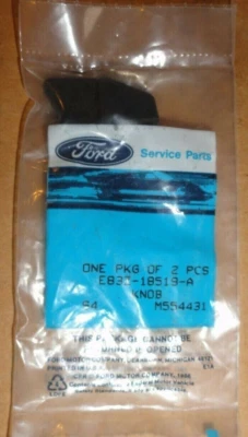 Ford OEM 1988-89 FORD TEMPO MERCURY TOPAZ *2 PERILLAS DE CONTROL DE CALEFACCIÓN E83Z18519A Foto 1 de 3