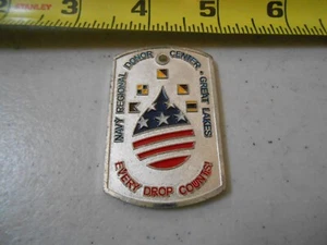 RARE NAVY REGIONAL DONOR CENTER BLOOD GREAT LAKES MILITARY CHALLENGE COIN USN - Picture 1 of 3