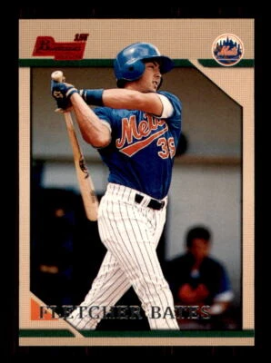 1996 Baseball Bowman Fletcher Bates New York Mets #359 RC3 - Image 1 of 2