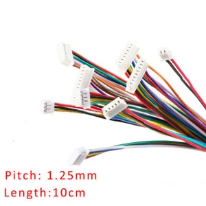 Cable conector de doble cabezal 2/3/4/5/6/7/8/9/10P 10 cm paso adelante/inversa 1,25 mm - Imagen 1 de 7