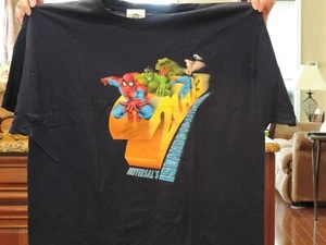 Vintage Spider-man XL T-shirt Universal Islands of Adv. Coaster 2003 Never Worn - Picture 1 of 2