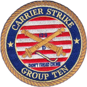 PARCHE DE PECHO CARRIER STRIKE GROUP TEN COMANDO - Imagen 1 de 1