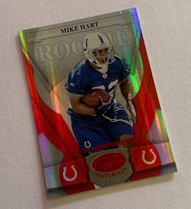 MIKE HART 2008 Leaf Certified Materials Mirror Red SN100 PWE SHIP