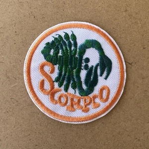 SCORPIO Embroidered 3" Round Iron-on Patch ~ Retro Zodiac Sign Constellation - Picture 1 of 3