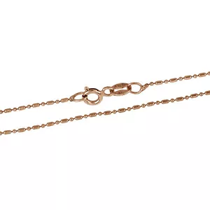 Everyday Beauty 1 mm Perle und Bar Roségold über Sterlingsilber Kette Halskette - Bild 1 von 4