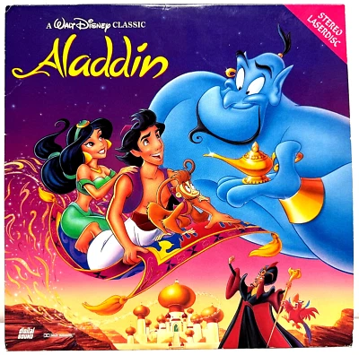 Aladdin Laserdisc 1992 Walt Disney Robin Williams 1662 AS - Image 1 of 4