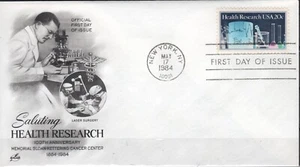 US Scott #2087 "Saluting Health Research", First Day Cover, ArtCraft Cachet - Picture 1 of 1