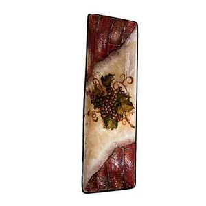 Certified International Pinot Noir Grape Rectangle Platter Serving Dish - Picture 1 of 8
