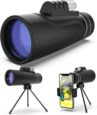GRWANG Monocular High Quality Telescope with Smartphone Adapter and Tripod - Image 1 of 4