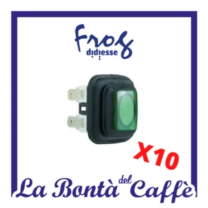 INTERRUTTORE VERDE 10 PZ (STOCK) - RICAMBI ORIGINALI DIDIESSE FROG - Imagen 1 de 1