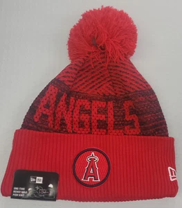 Los Angeles Angels New Era Clubhouse Sports Cuffed Knit Stocking Cap - MLB - Picture 1 of 2