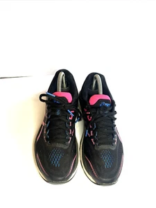ASICS GT 2000 7 Black & Pink Sneakers Running Shoes Women Size 8 - Picture 1 of 12