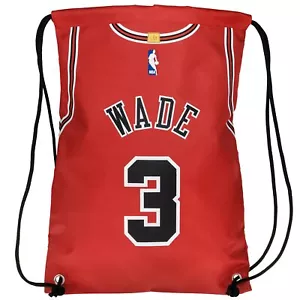 FOCO NBA Chicago Bulls Wade D. #3 Player Drawstring Backpack - Picture 1 of 2