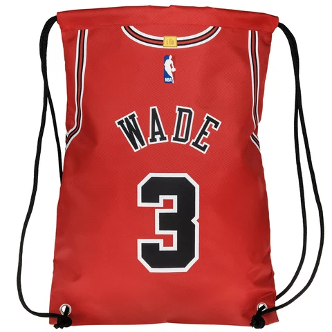 FOCO NBA Chicago Bulls Wade D. #3 Player Drawstring Backpack Cover