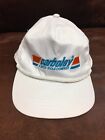 Vintage 80s Carboloy A Seco Tools Company White  SnapBack Trucker Hat Cap
