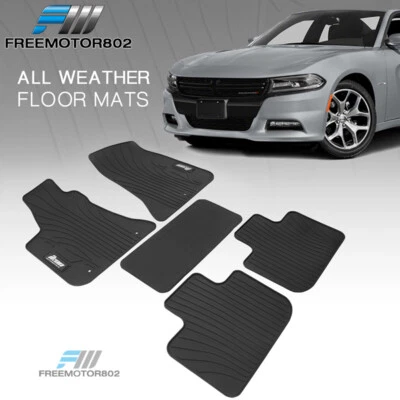 Подходит для Dodge Charger/Chrysler 300 RWD 11-23 годов выпуска латексные автомобильные напольные коврики вкладыши ковры 5 шт. - Изображение 1 из 4