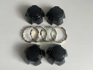4X CENTER CAP HUB WHEEL WITH CLIPS FOR 1989-97 TOYOTA HILUX LN85 Mighty-X PICKUP - Picture 1 of 4