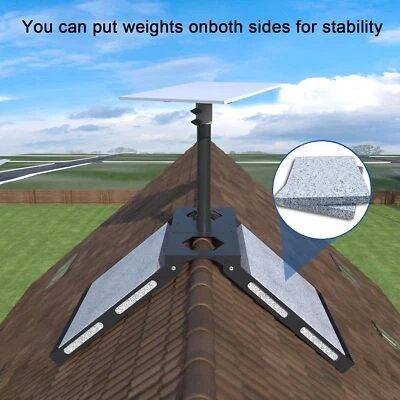 NISORPA 180° Einstellbare Starlink Gen 3 Halterung Starlink Montage Kit für Dach