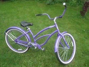 HYPER Bike 26" Women Classic Cruiser Ladies Bike Lightweight Comfort Ride Lilac  - Picture 1 of 15