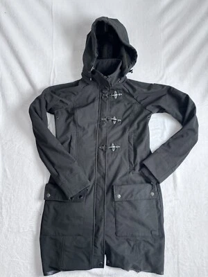 Chaqueta de manga larga negra utilitaria con cremallera completa Roots Canada para hombre pequeña * Foto 1 de 4