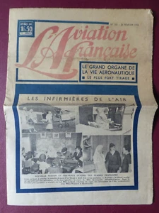 L'AVIATION FRANCAISE 321 INFIRMIERE AIR MERMOZ MIGNET PICCARD BAGNOLES DE L'ORNE - Picture 1 of 7