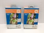 HP Q1989A (Lot of 2) Premium Photo Paper Glossy 4" x 6" 60 Sheets - NEW & Sealed