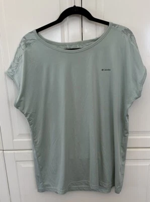 Columbia Womens Shirt Short Sleeve Olive Green Shirt Size XL - Image 1 of 3