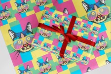 Funny Rude Wrapping Paper 32 Funky Cat Funny Birthday Christmas Gift Wrap