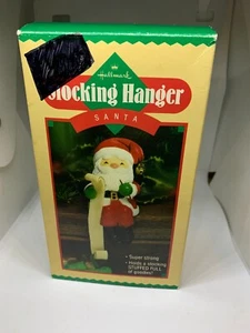 Vintage Santa Claus Christmas STOCKING HANGER HOLDER (Rare) - Picture 1 of 6