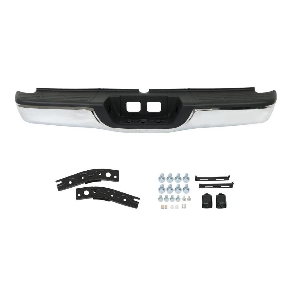 Rear Step Bumper Assembly Complete Chrome Steel For Toyota Tundra 2000-2005 2006 - Изображение 1 из 4