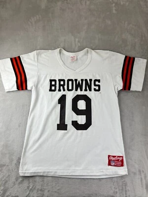 Camiseta deportiva vintage de los 80 Cleveland Browns Gary Danielson #18 Rawlings NFL mediana EE. UU. Foto 1 de 4