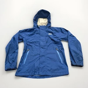 REI Co-op Youth Boys Royal Blue Full Zip Hooded Raincoat Jacket Size M MEDIUM - Picture 1 of 10