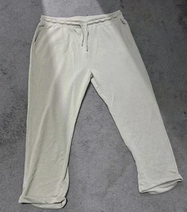 Women's Sage Green Three Quarter Length Joggers Size 16 - Picture 1 of 6