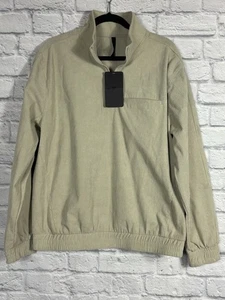 Chaqueta Fabletics Para Hombres Beige The Club Cord 1/4 Cremallera Nueva Con Etiquetas Talla Grande - Imagen 1 de 7