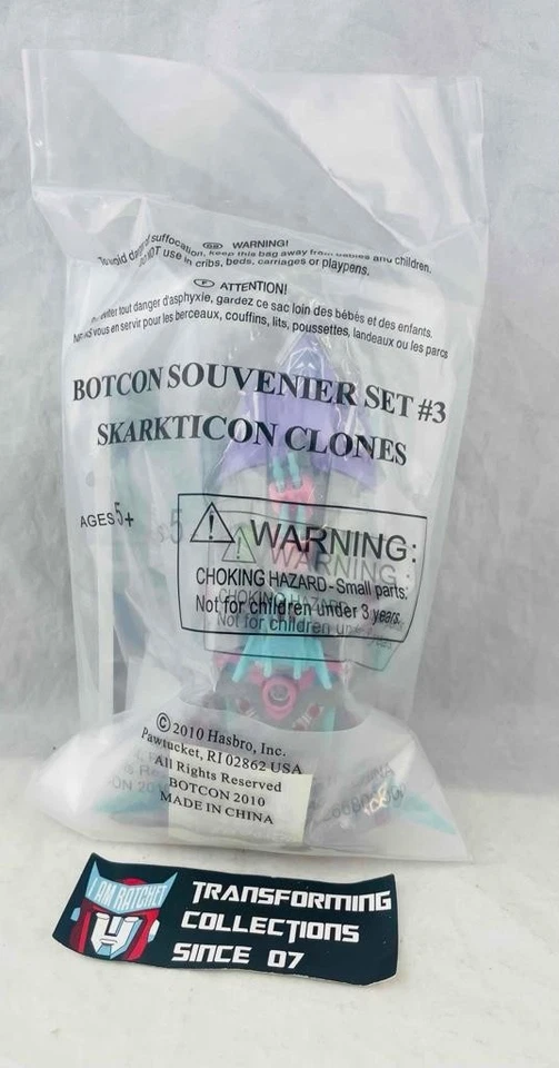 Transformers TFCC 2010 Botcon Exclusive Sharkticon Clone Sealed - Image 1 of 1