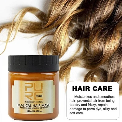 Magic Hair Mask Argan Oil Nourishing Smoothing Repair Frizz Masks; Damaged A3D2 - Image 1 of 4
