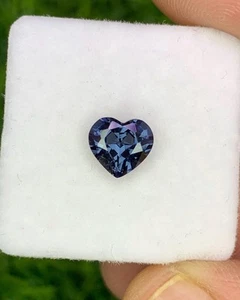 9.20 Ct Flawless Natural Ceylon Blue Spinel Heart Cut Certified Loose Gemstone - Picture 1 of 5