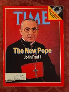 TIME magazine September 4 1978 THE NEW POPE JOHN PAUL I - Picture 1 of 1