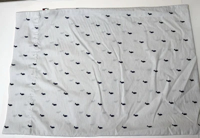 Tommy Hilfiger Funda de Almohada Estándar Azul Blanco Tictac Rayas Ballenas  Foto 1 de 4