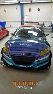 Honda CR-Z Front Bumper Canards 4pcs fits most Bumpers for Performance Aero v9 - Picture 1 of 9