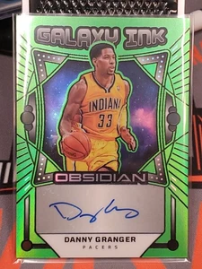 2024-25 Panini Obsidian Galaxy Ink Auto Green /25 Danny Granger Indiana Pacers - Bild 1 von 5