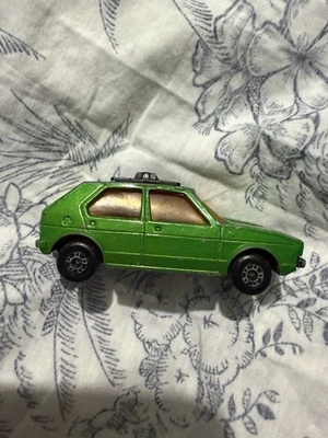 Vintage 1976 Matchbox Super Fast Green VW Golf Die-Cast Car England - Image 1 of 4