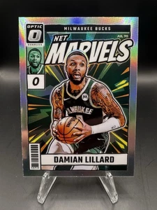 2024-25 Donruss Optic Damian Lillard Net Marvels Holo Silver SP #20 - Picture 1 of 4