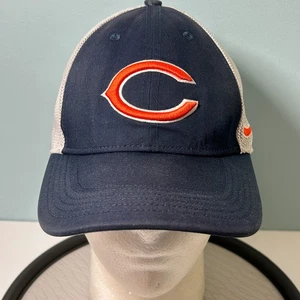 Chicago Bears Hat Nike Legacy 91 Stretch Fit Baseball Cap Mesh Back OSFM - Picture 1 of 11